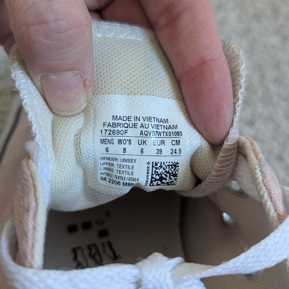 Converse All-Star Light Pink Size 8 - Picture 7 of 7